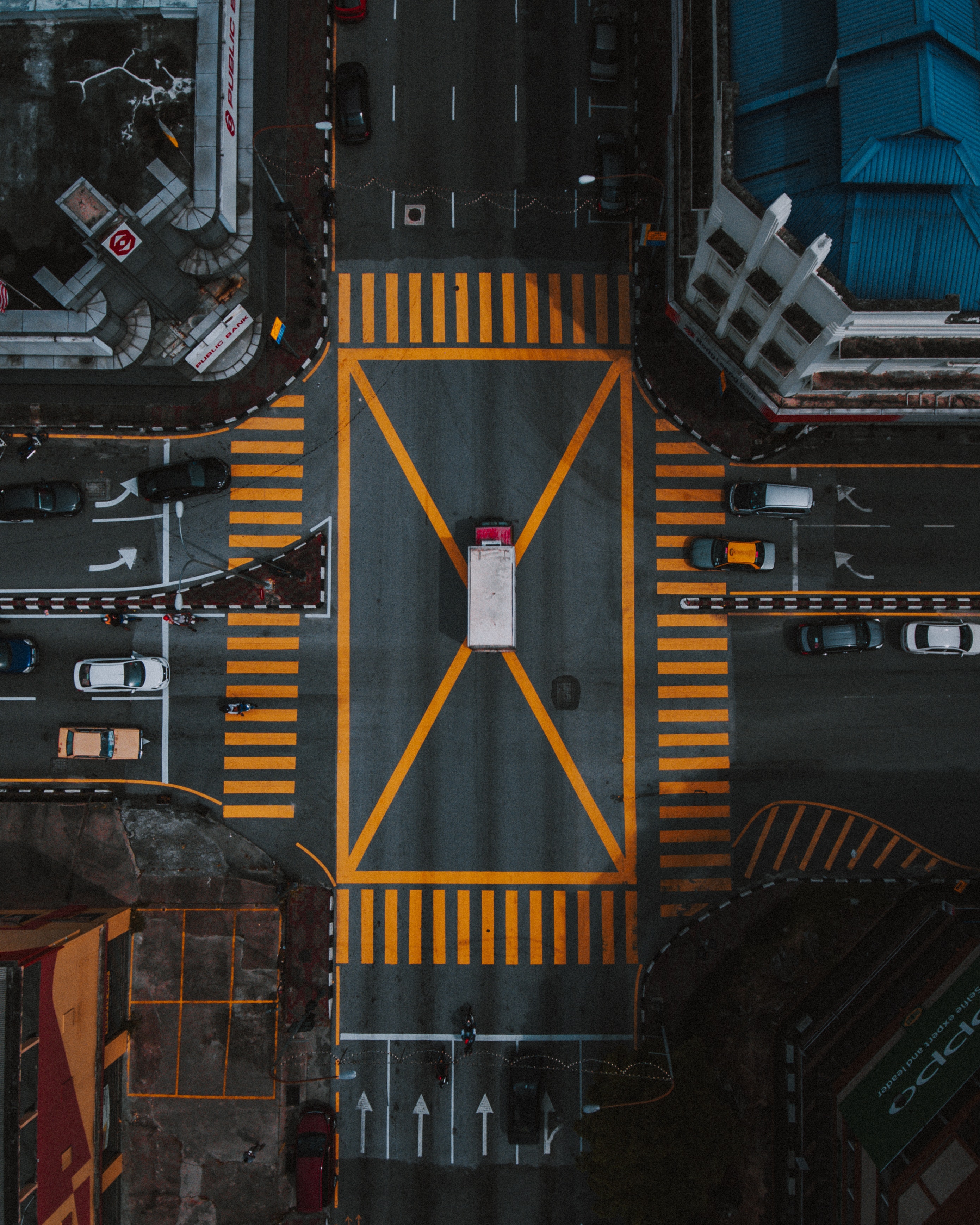 urban transportation infrastructure cross-section